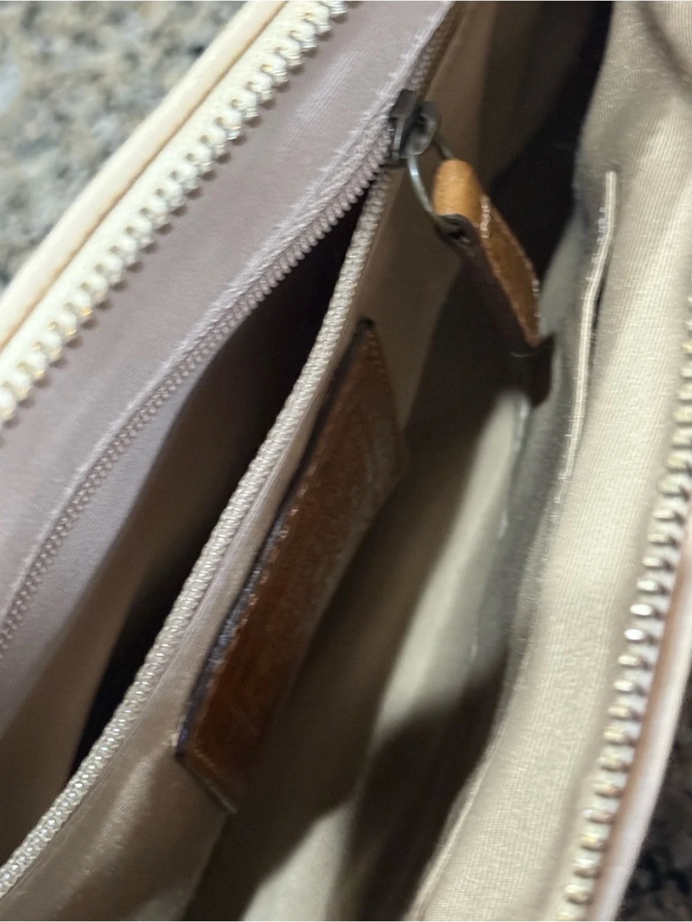 Coach Y2K Patchwork Baguette Shoulder Bag Style Code 10813 Beige & Brown